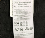 Dolce & Gabbana Black Striped Wool Logo Vest Gilet Weste - Eljoys Fashion 