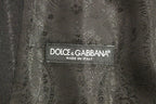 Dolce & Gabbana Black Striped Wool Logo Vest Gilet Weste - Eljoys Fashion 
