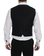 Dolce & Gabbana Gray Wool Blend Vest Gilet Weste - Eljoys Fashion 