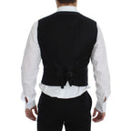 Dolce & Gabbana Gray Wool Blend Vest Gilet Weste