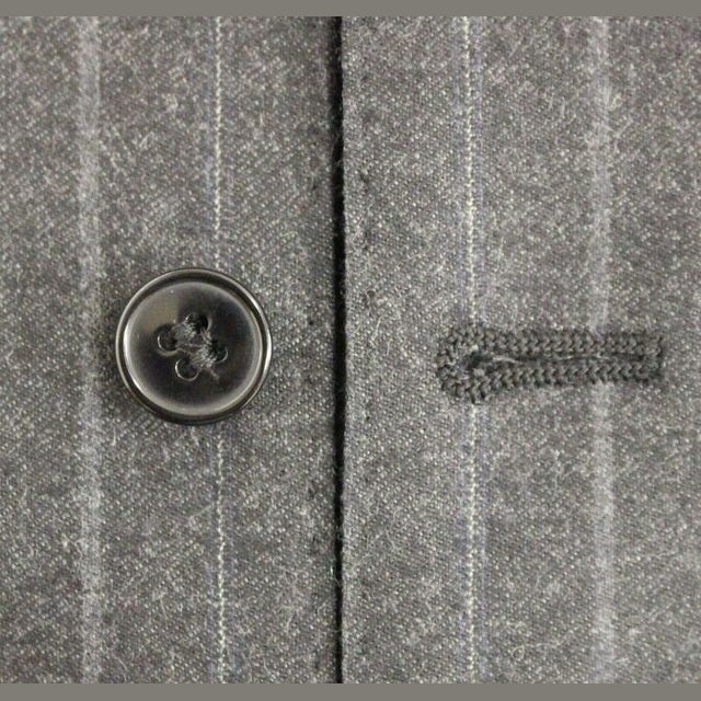 Dolce & Gabbana Gray Striped Wool Logo Vest Gilet Weste