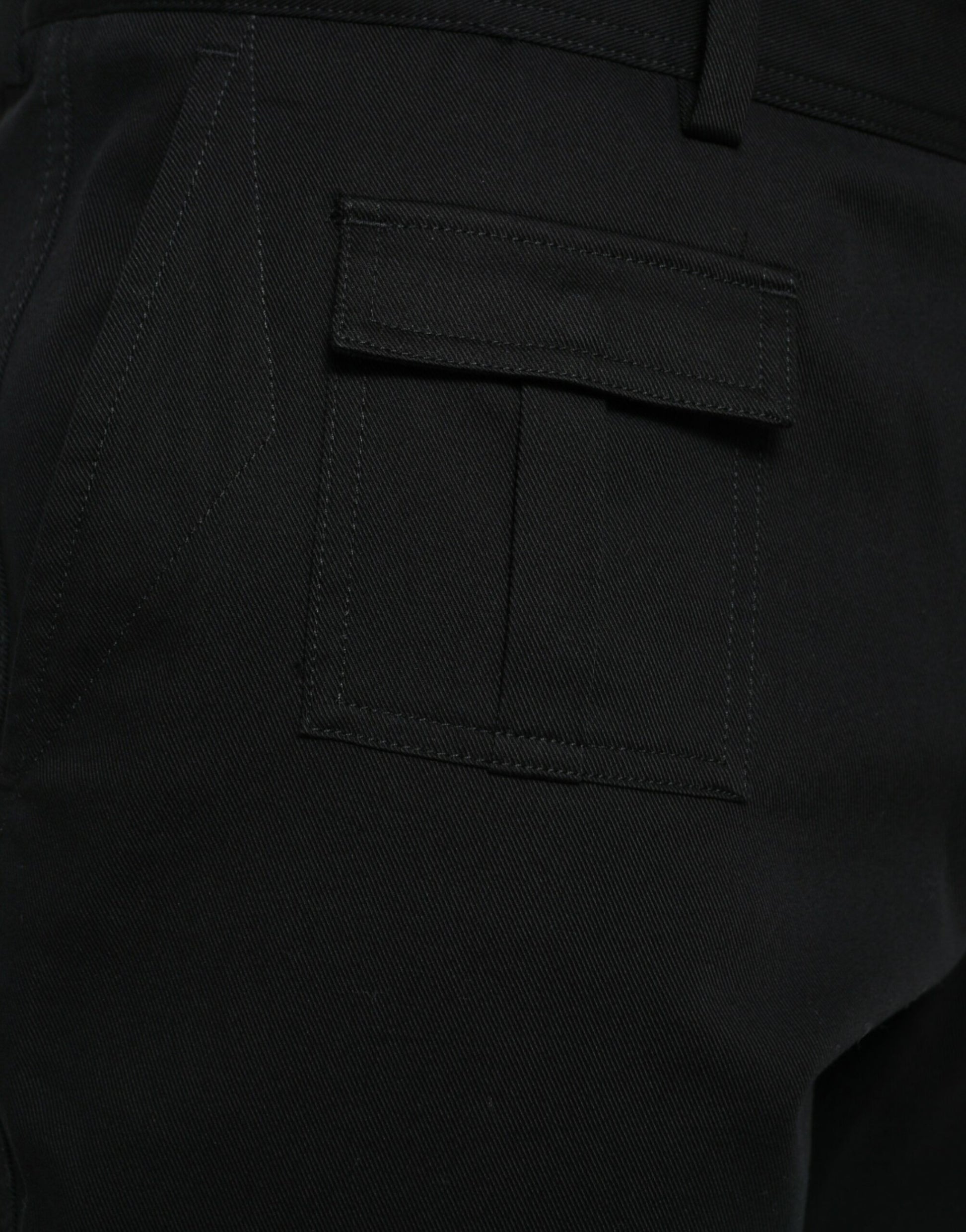 Dolce & Gabbana Black Gray slim Cotton Denim Jeans Dolce & Gabbana