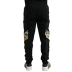 Dolce & Gabbana Black Cotton Slim Stretch Jogger Pants