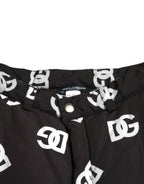 Dolce & Gabbana Black Logo DG Print Wide Leg Pants Dolce & Gabbana