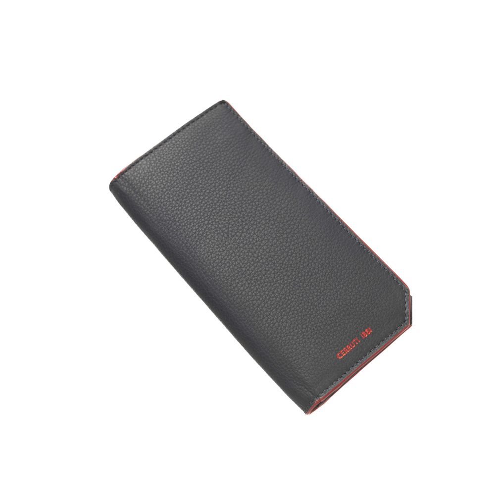 Cerruti 1881 Blue Calfskin Men Wallet Cerruti 1881