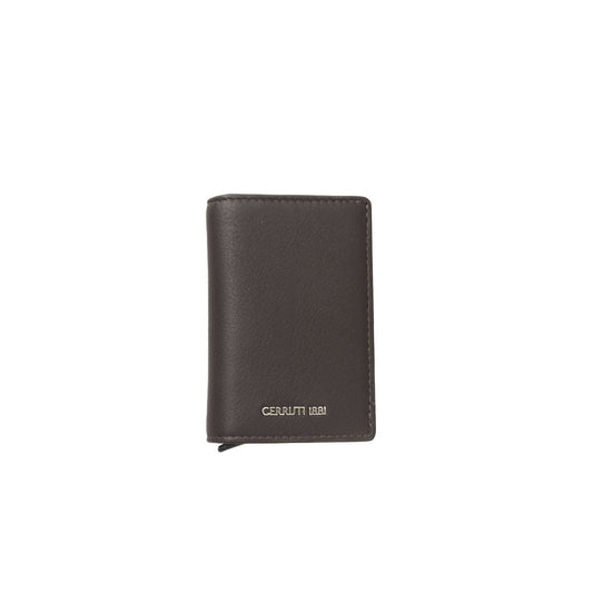 Cerruti 1881 Brown Calfskin Men Wallet Cerruti 1881