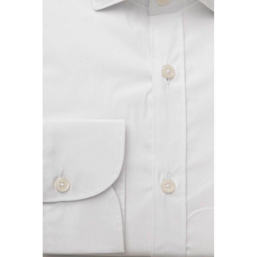 Bagutta White Cotton Men's Shirt Bagutta