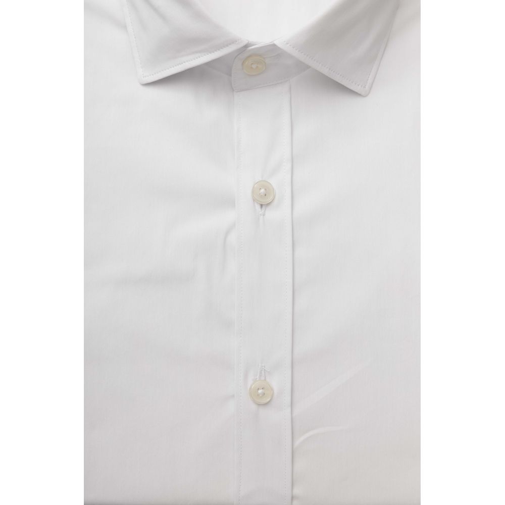 Bagutta White Cotton Men's Shirt Bagutta