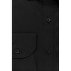 Bagutta Black Cotton Men's Slim Shirt