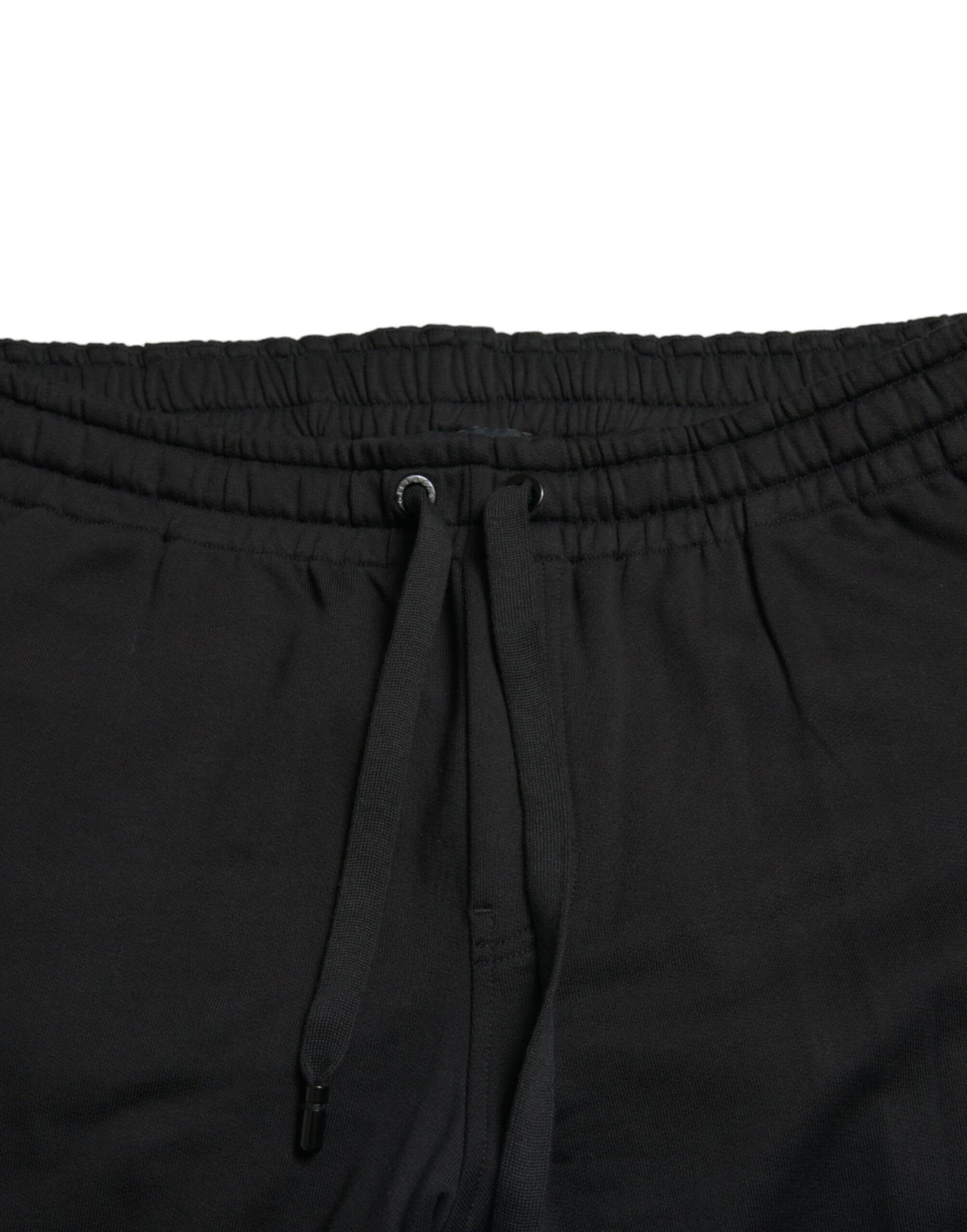 Dolce & Gabbana Black Cotton Logo Jogger Men Sweatpants Pants Dolce & Gabbana