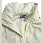 Dolce & Gabbana Yellow Nylon Collared Full Zip Parka Jacket