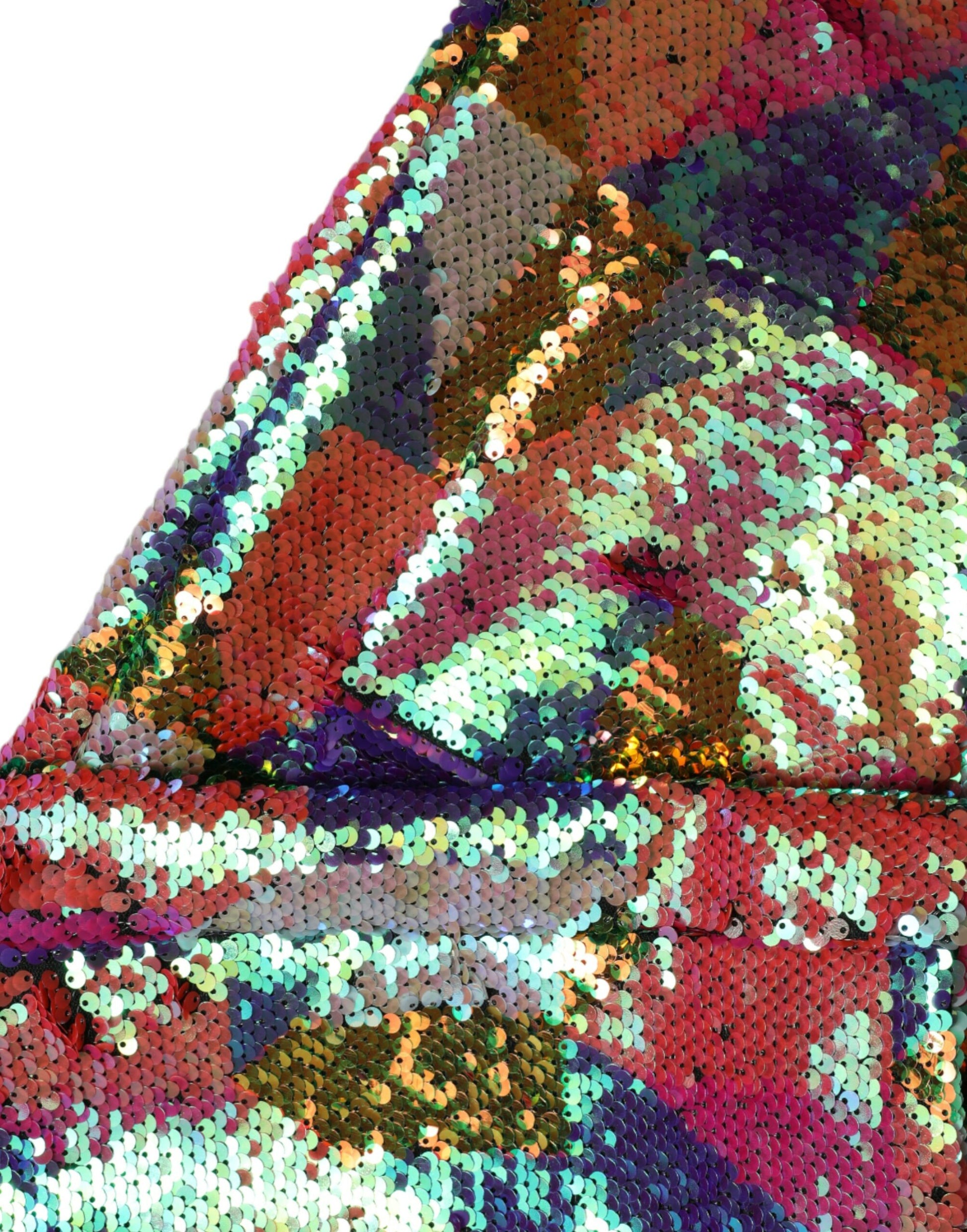 Dolce & Gabbana Multicolor Polyester Sequined Coat Jacket Dolce & Gabbana