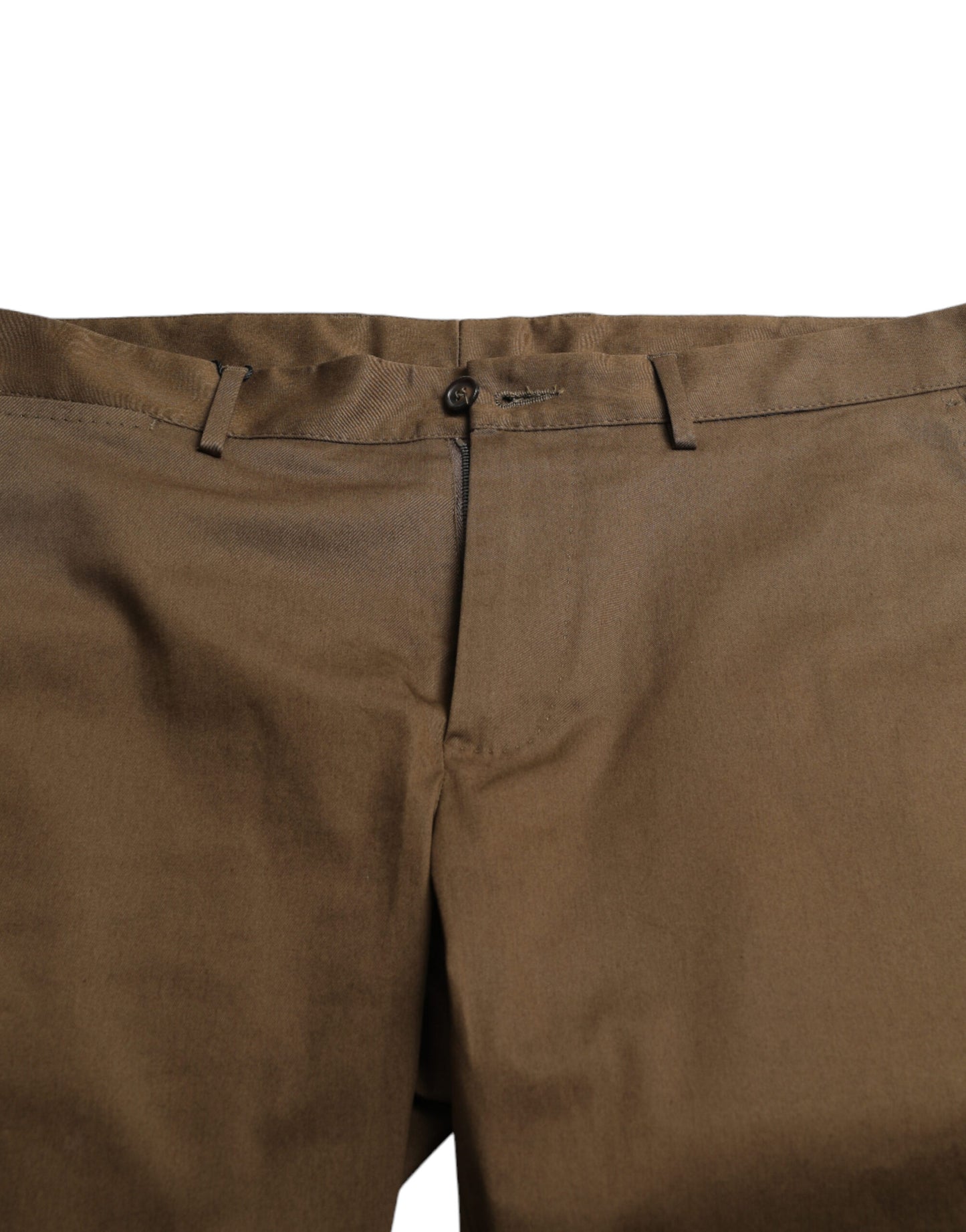 Dolce & Gabbana Brown Cotton Stretch Men Bermuda Shorts Dolce & Gabbana