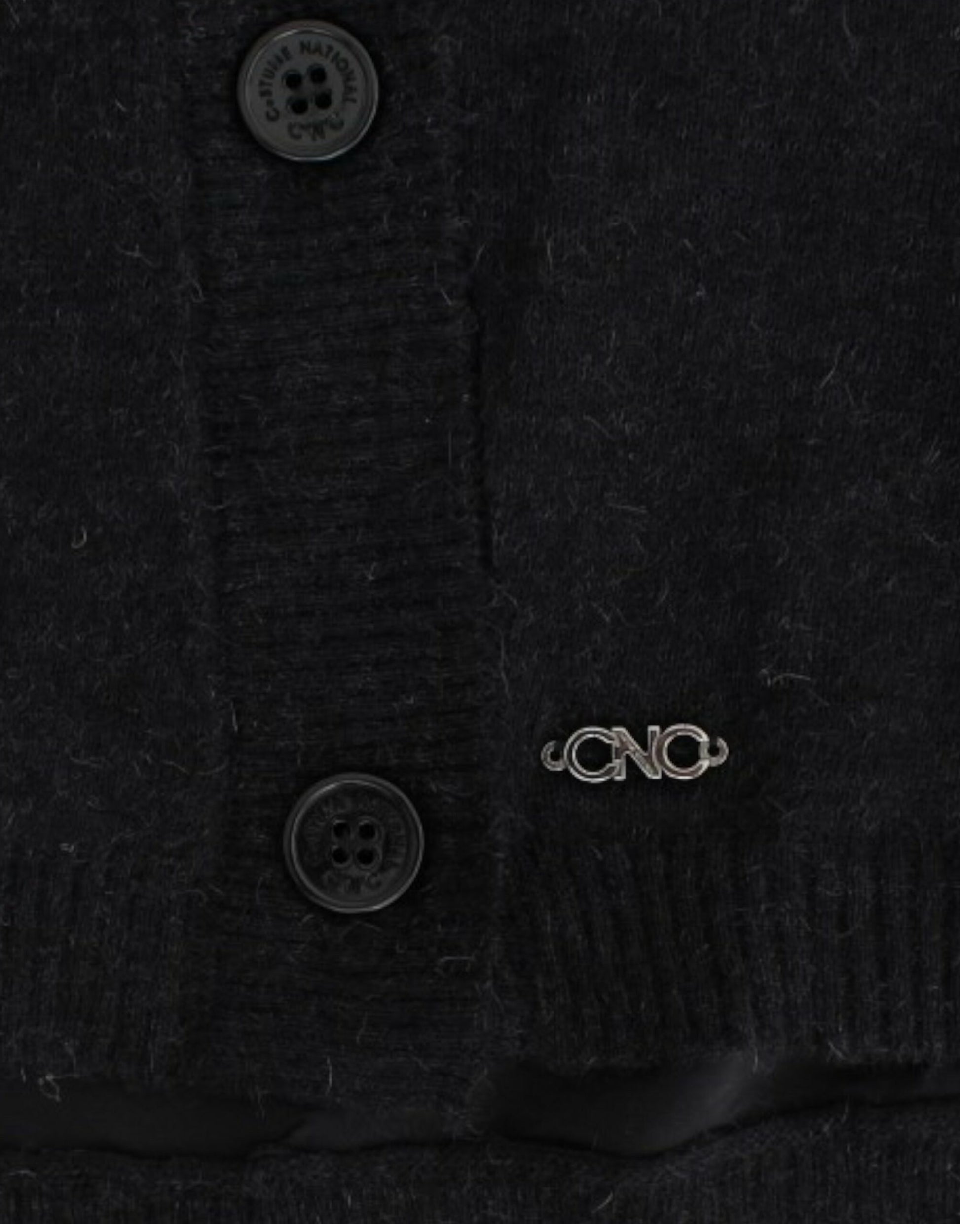 Costume National Gray wool alpaca cardigan Costume National
