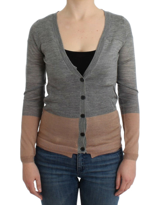 Costume National Gray lightweight cardigan Costume National