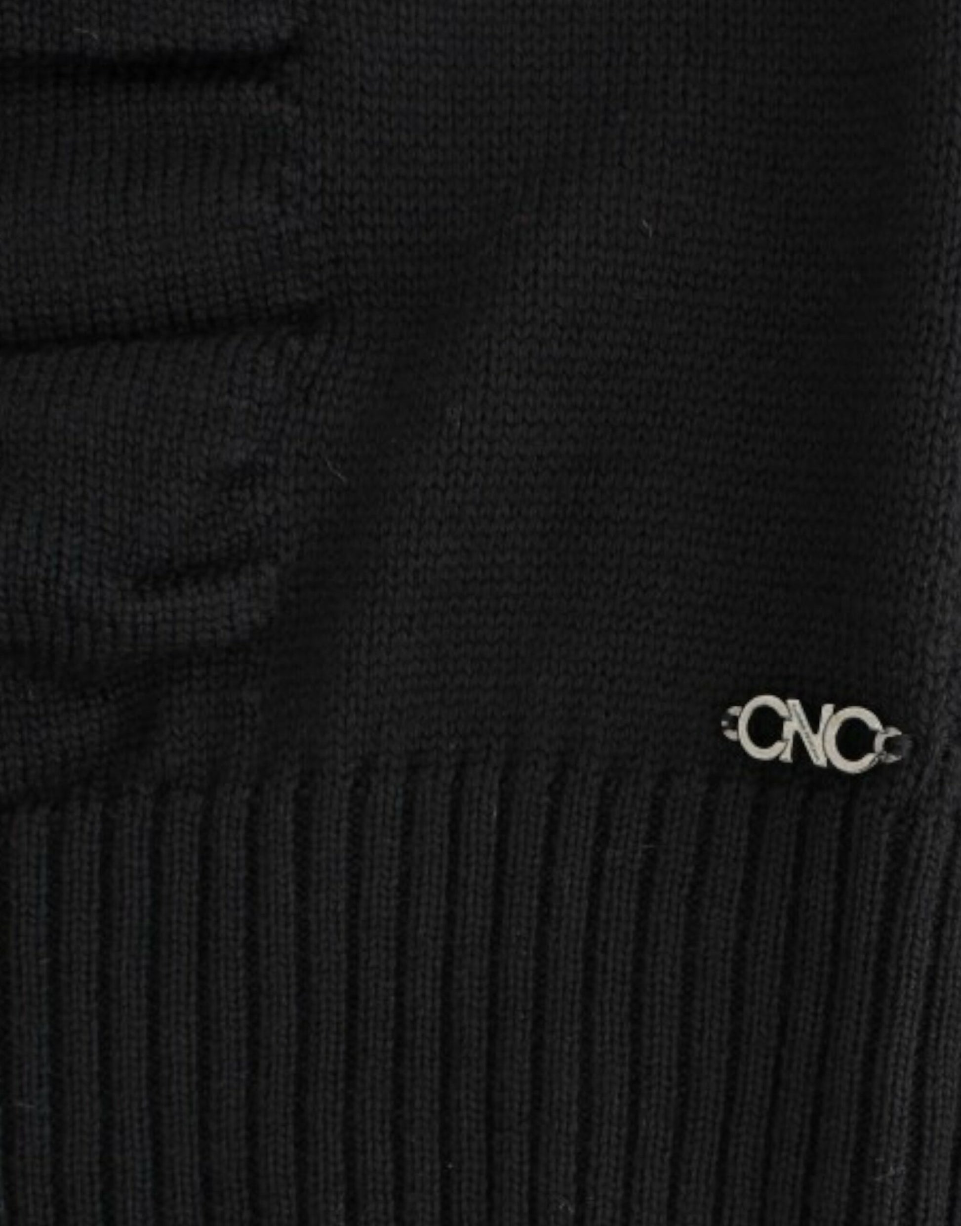 Costume National Black V-neck wool sweater Costume National