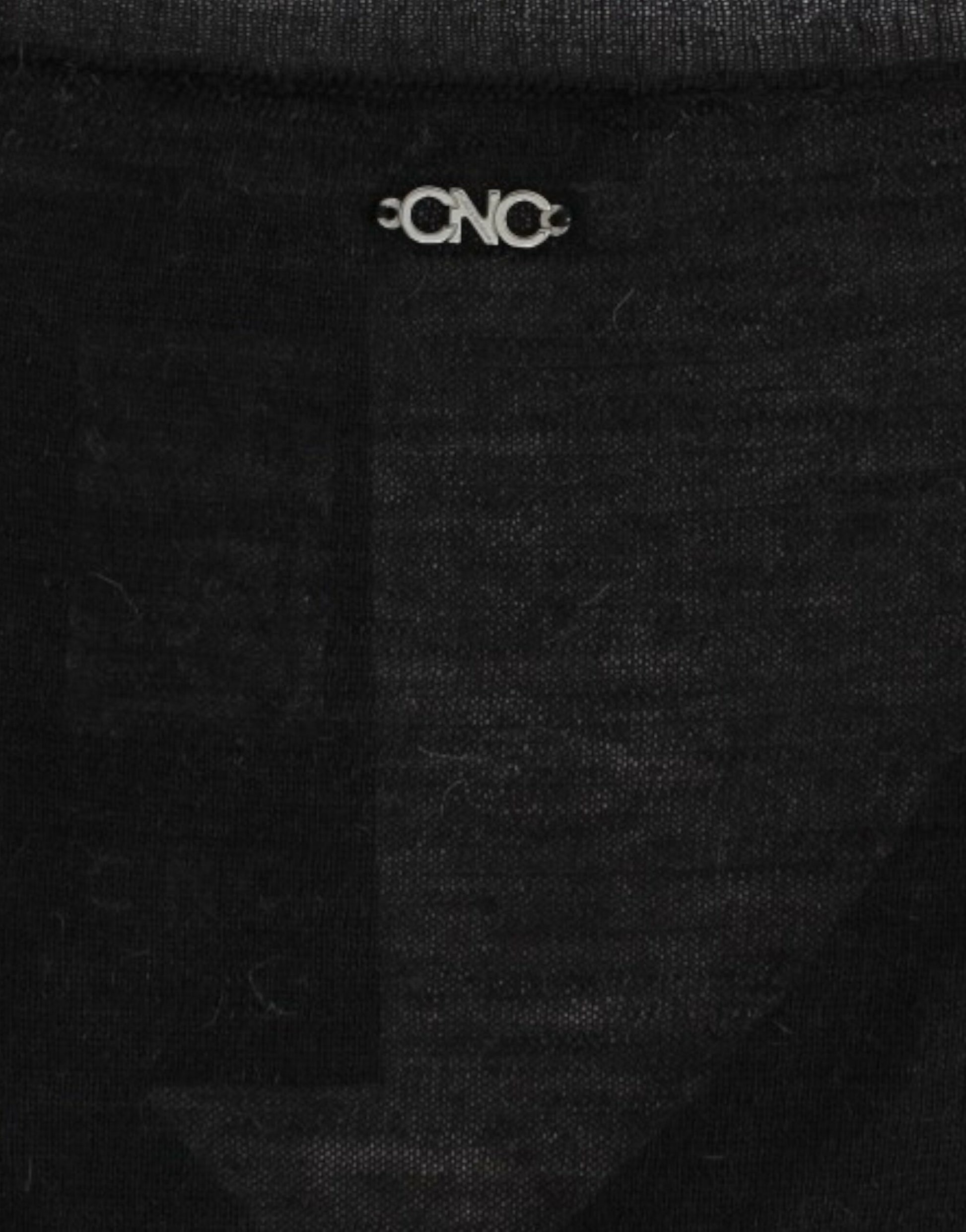 Costume National Black V-neck lightweight sweater Costume National
