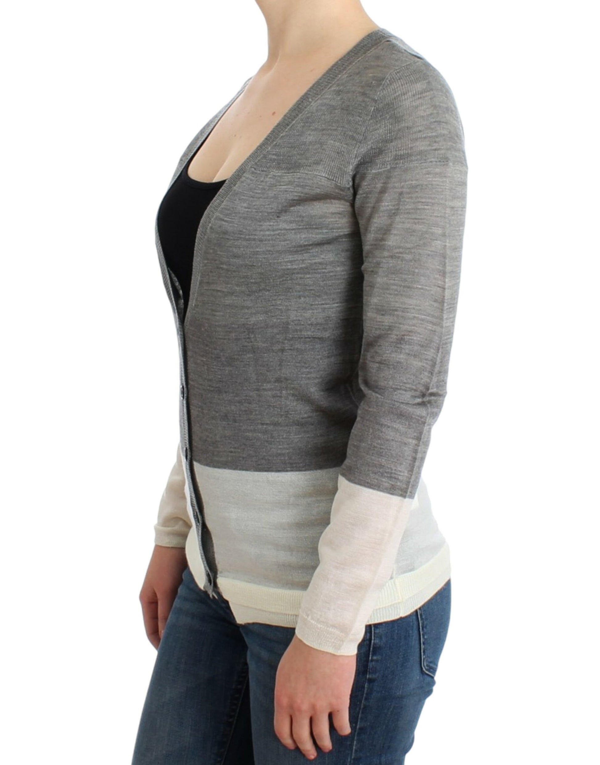 Costume National Gray lightweight cardigan Costume National