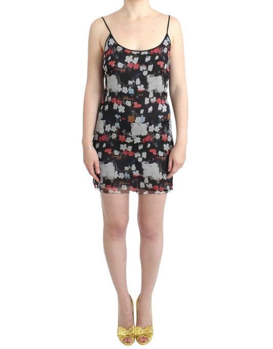 Costume National Floral silk mini dress Costume National
