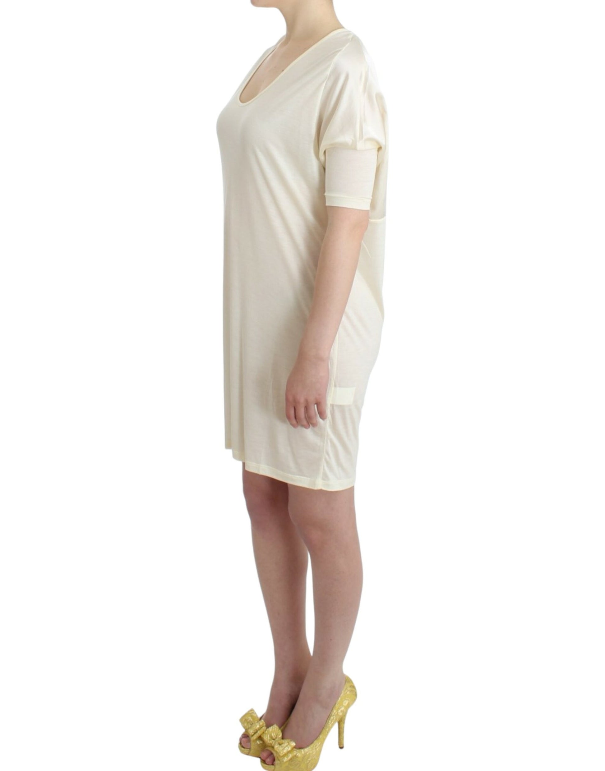 Costume National White modal tube dress Costume National