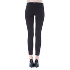 BYBLOS Black Polyester Women Skinny Pant