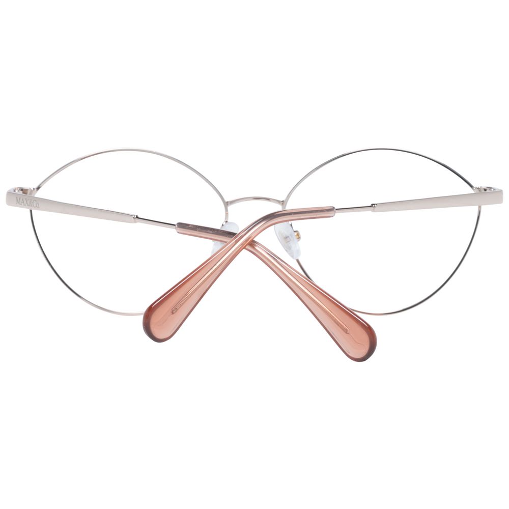 Max & Co Rose Gold Metal Glasses Frames