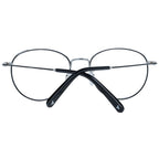 Bally black metal glasses frames with sleek design and clear lenses, stylish eyewear for everyday wear.