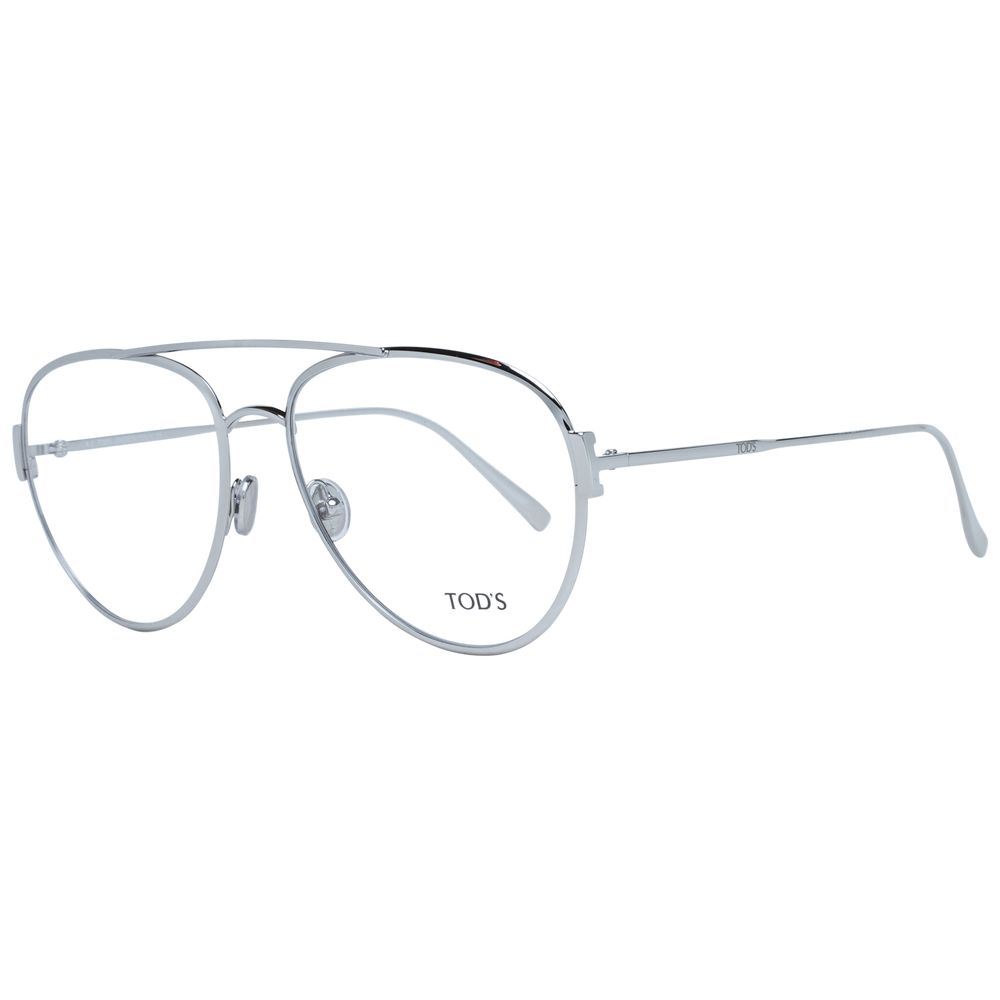 Tod's Silver Metal Glasses Frames