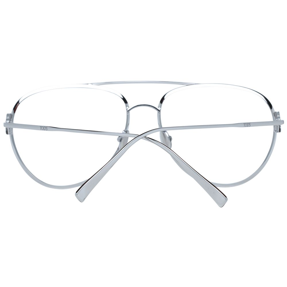 Tod's Silver Metal Glasses Frames Tod's