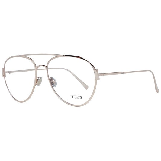 Tod's Gold Metal Glasses Frames