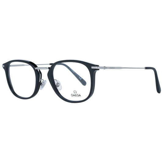Omega Black Men Glasses Frame
