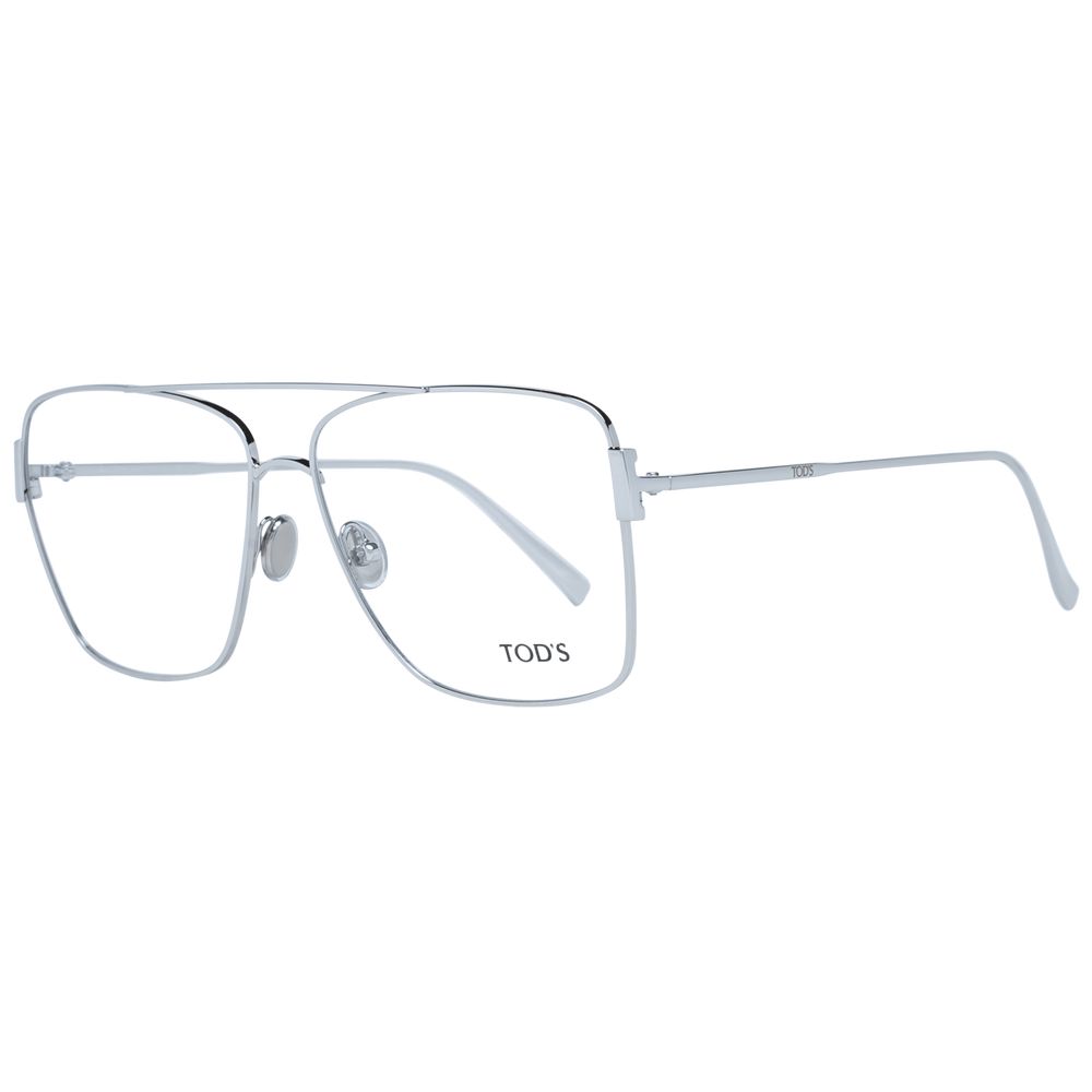 Tod's Silver Metal Glasses Frames