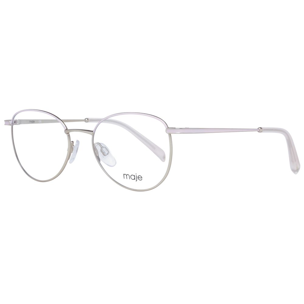 Maje Gold Metal Glasses Frames
