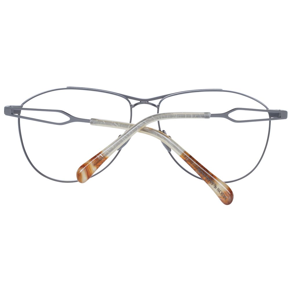 Scotch & Soda Gray Metal Glasses Frames