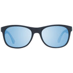 Serengeti black plastic sunglasses with dark tinted lenses and sleek frame design.