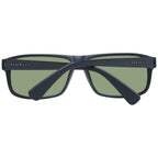 Serengeti black plastic sunglasses with dark tinted lenses and sleek frame design.