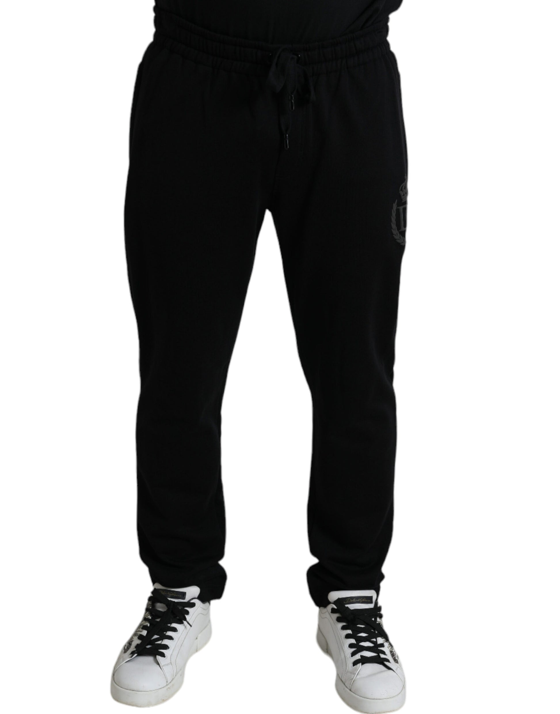 Dolce & Gabbana Black DG Logo Skinny Jogger Sweatpants Pants Dolce & Gabbana
