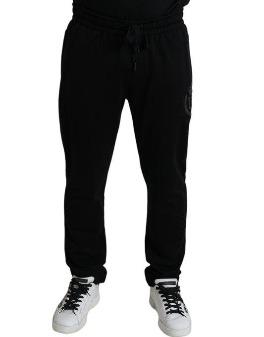 Dolce & Gabbana Black DG Logo Skinny Jogger Sweatpants Pants Dolce & Gabbana