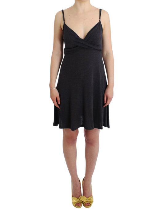 Costume National Gray knitted A-line dress Costume National
