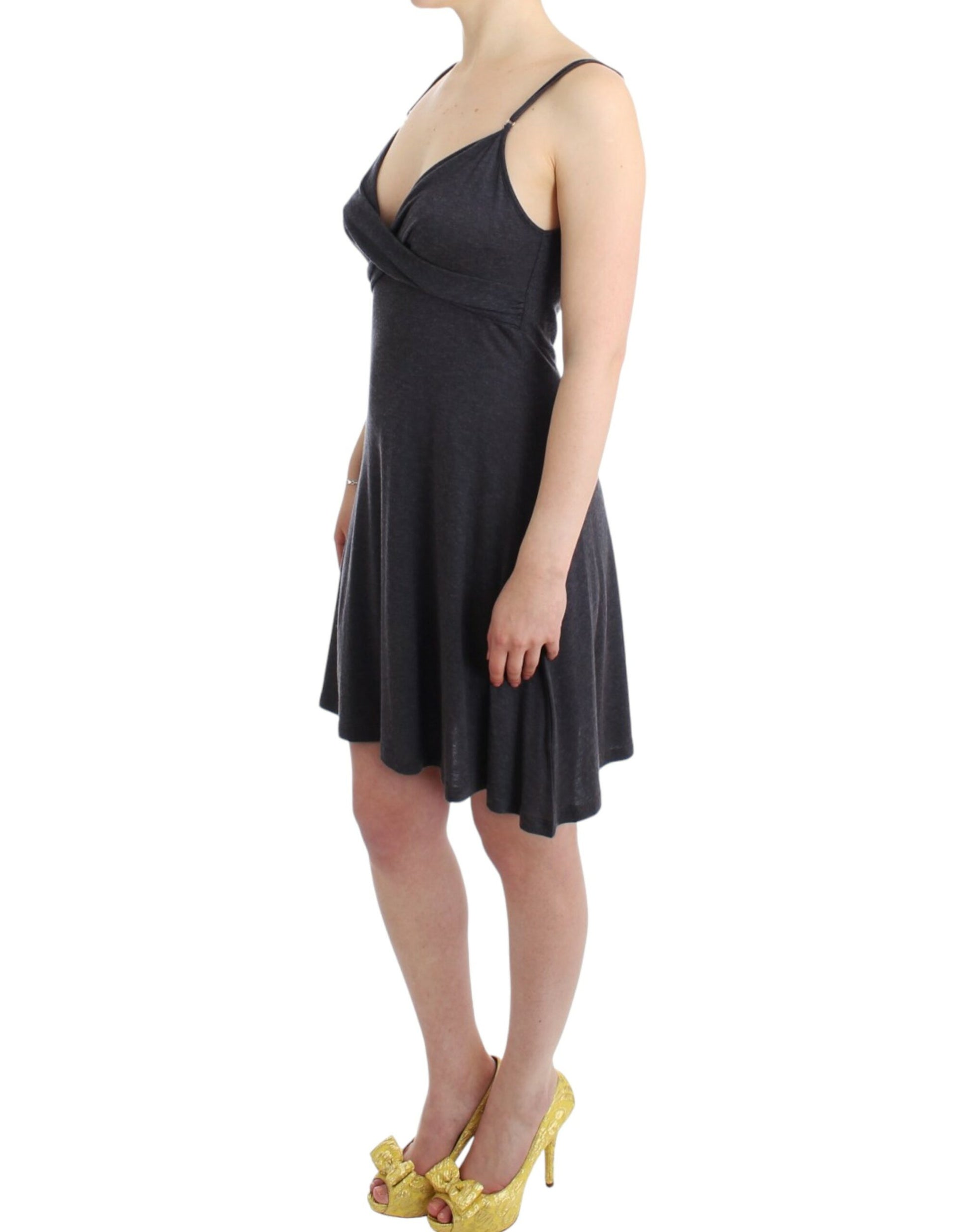 Costume National Gray knitted A-line dress Costume National