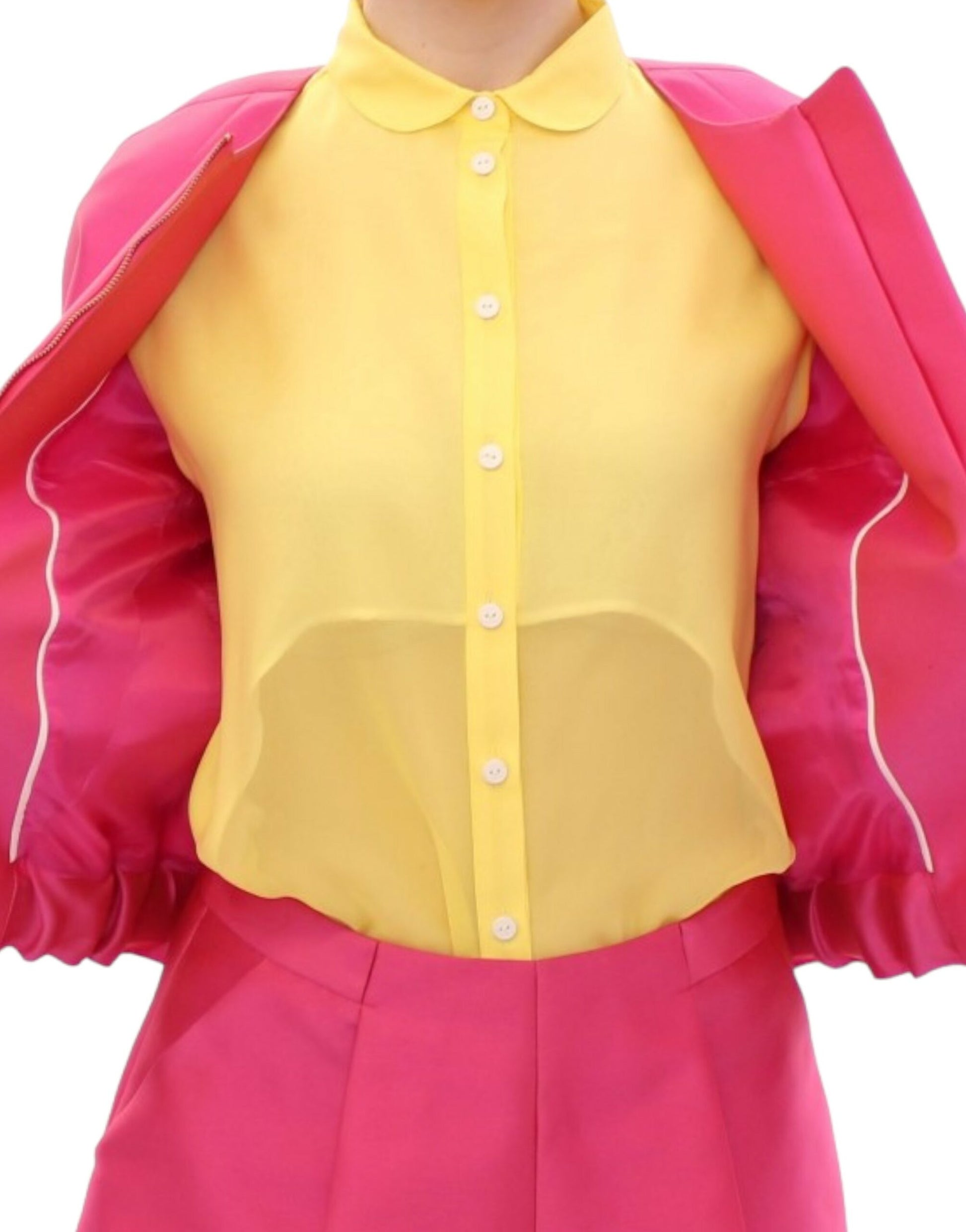 CO|TE Pink silk blend jacket CO|TE