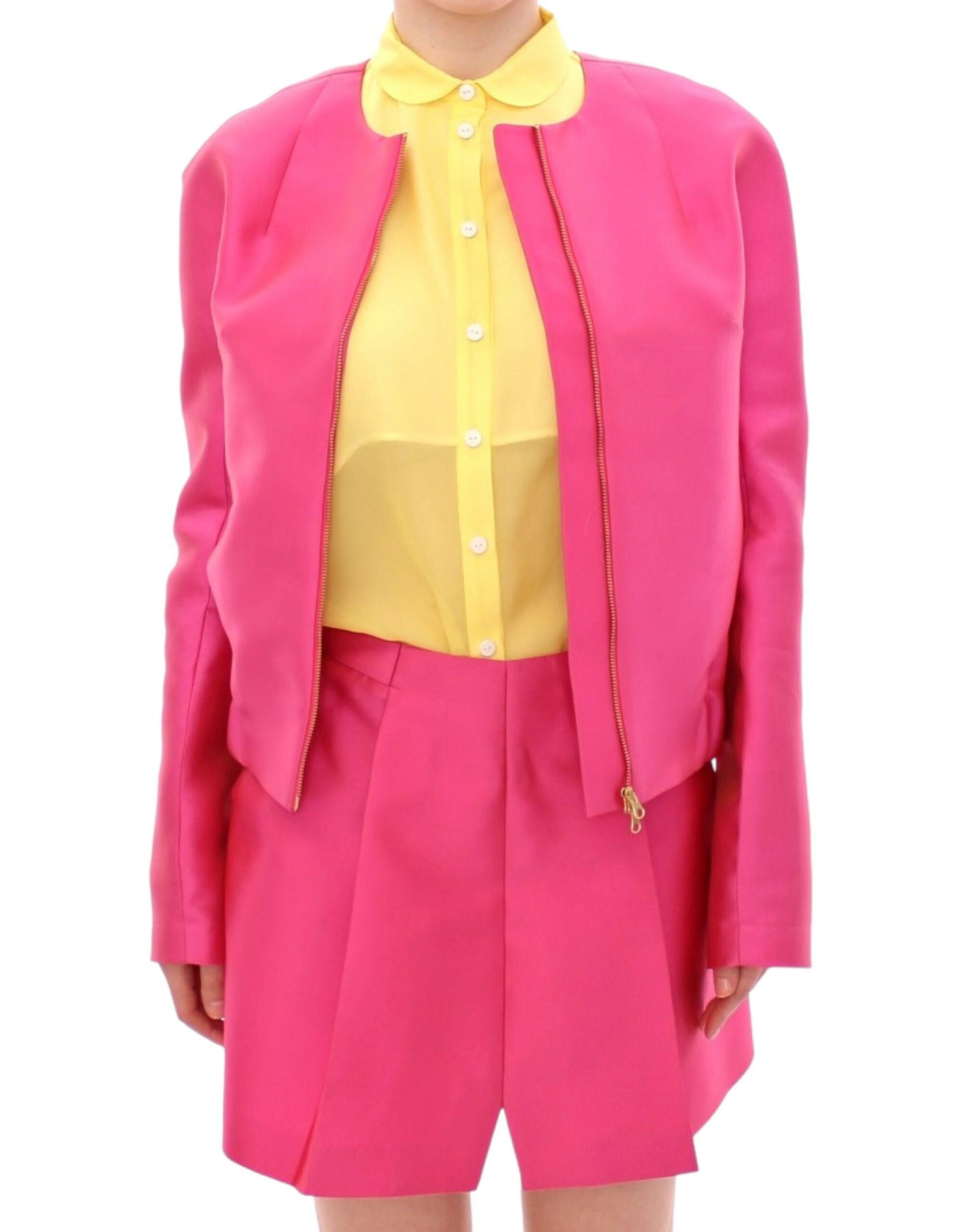 CO|TE Pink silk blend jacket CO|TE