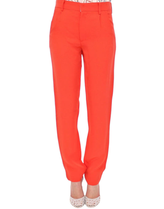 CO|TE Orange boyfriend stretch pants CO|TE