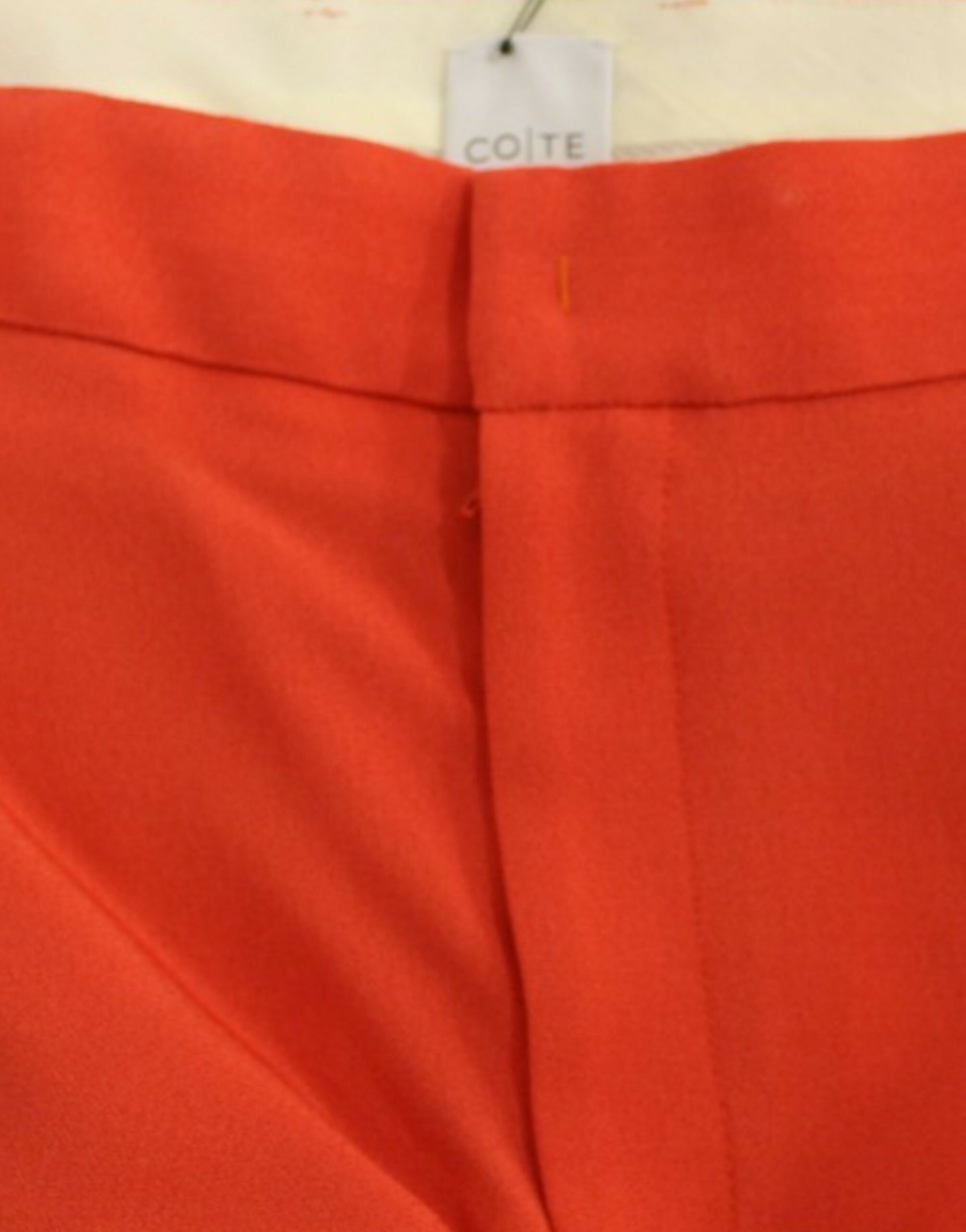 CO|TE Orange boyfriend stretch pants CO|TE