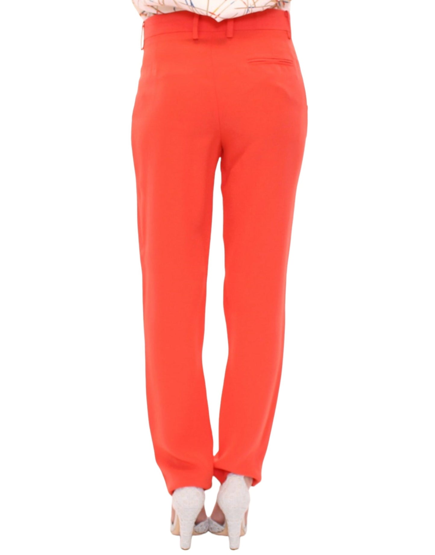 CO|TE Orange boyfriend stretch pants CO|TE