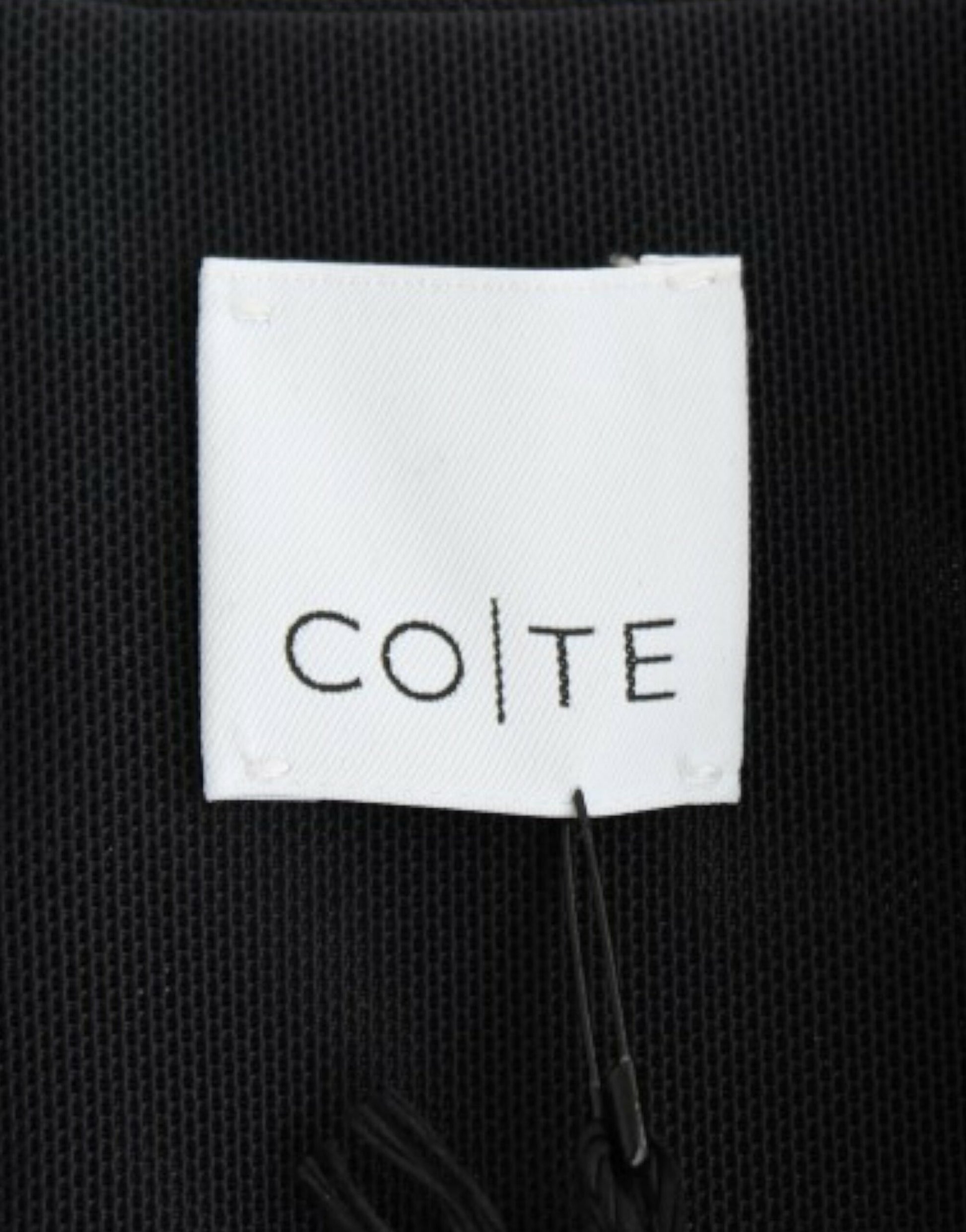 CO|TE Black short sleeve venus dress CO|TE