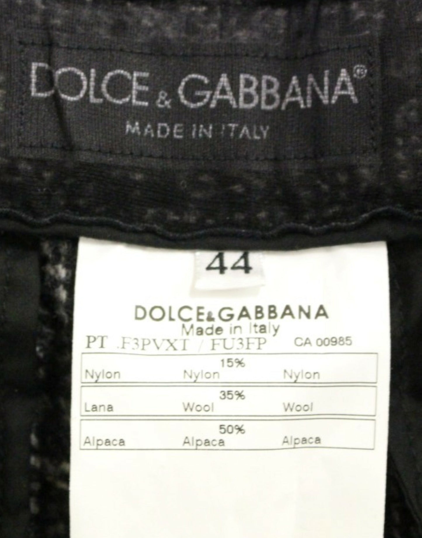 Dolce & Gabbana Gray wool shorts pants Dolce & Gabbana