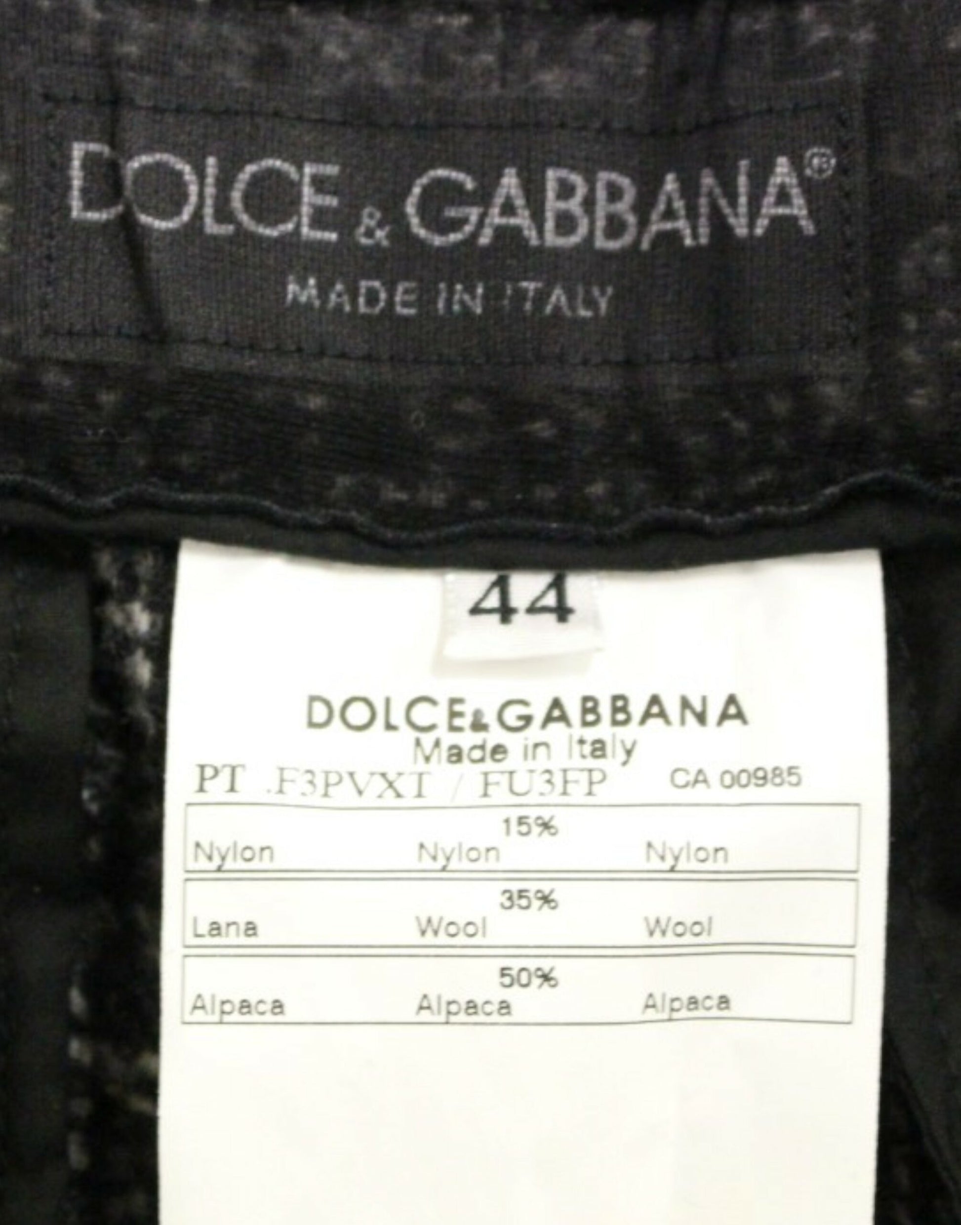 Dolce & Gabbana Gray wool shorts pants Dolce & Gabbana