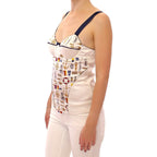 Dolce & Gabbana White sailor motive tank top