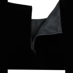 Dolce & Gabbana Black velvet shortsleeved blouse